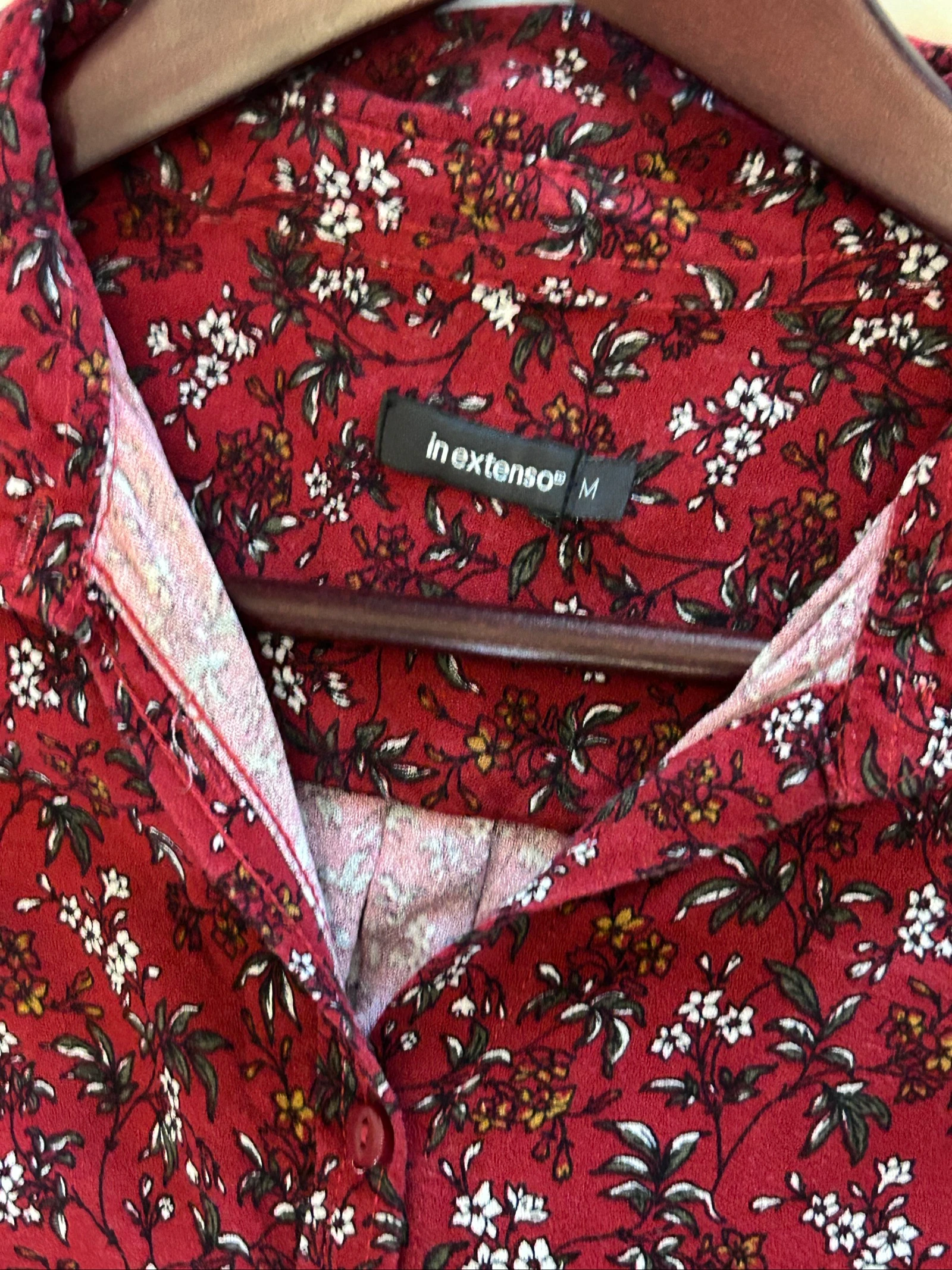 Robe vintage midi boutonnée In extenso taille M – photo 2